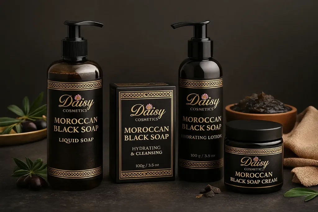 Daisy™ Moroccan Black Soap Collection